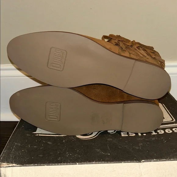 Dingo Kayce Brown Suede Fringe Boots - Picture 7 of 11